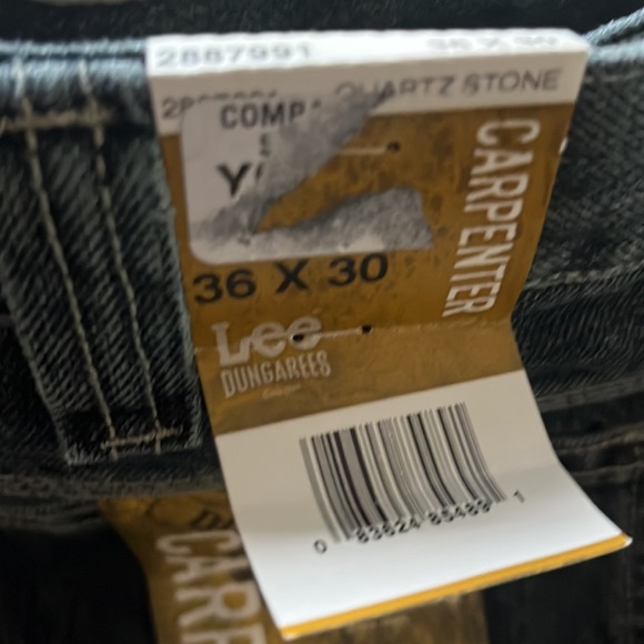 Lee Loose Fit Straight Leg Carpenter pants 36x30 NWT - Picture 5 of 5